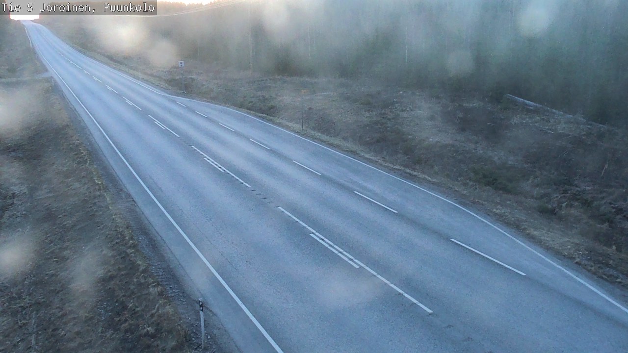 Weather Camera Image Road 5 Joroinen, Puunkolo, Joroinen, Pohjois-Savo