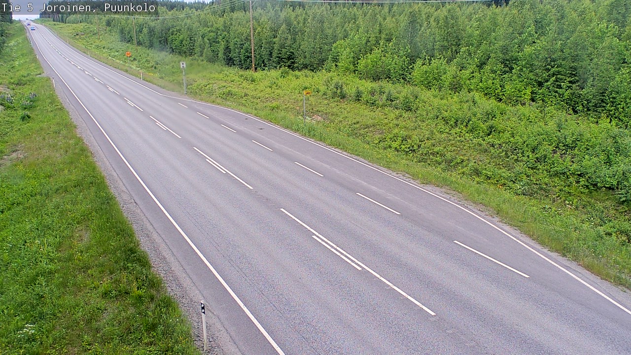 Weather Camera Image Road 5 Joroinen, Puunkolo, Joroinen, Pohjois-Savo