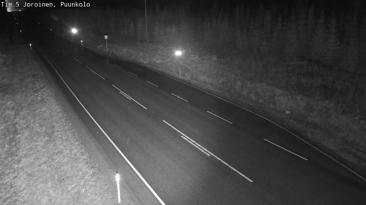Weather Camera Image Road 5 Joroinen, Puunkolo, Joroinen, Pohjois-Savo