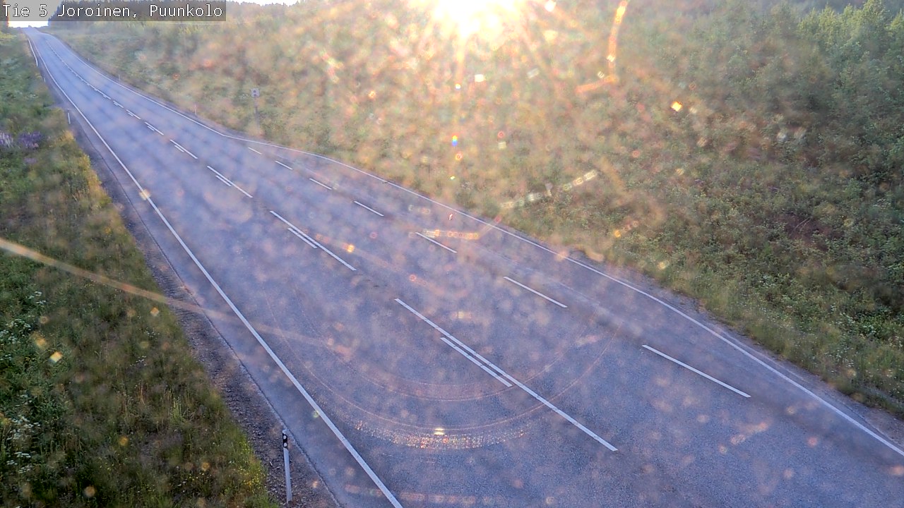 Weather Camera Image Road 5 Joroinen, Puunkolo, Joroinen, Pohjois-Savo