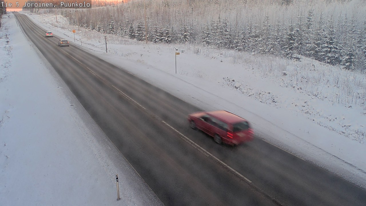 Weather Camera Image Väg 5 Joirois, Puunkolo, Joroinen, Pohjois-Savo
