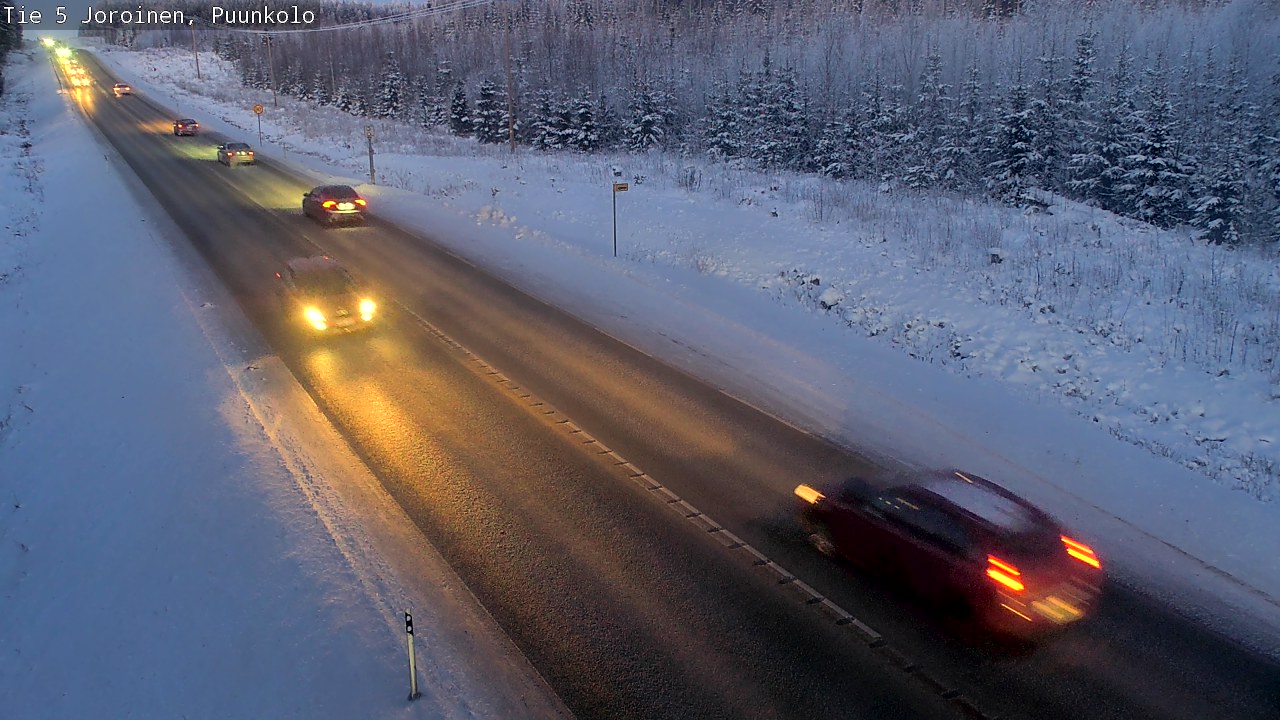 Weather Camera Image Väg 5 Joirois, Puunkolo, Joroinen, Pohjois-Savo