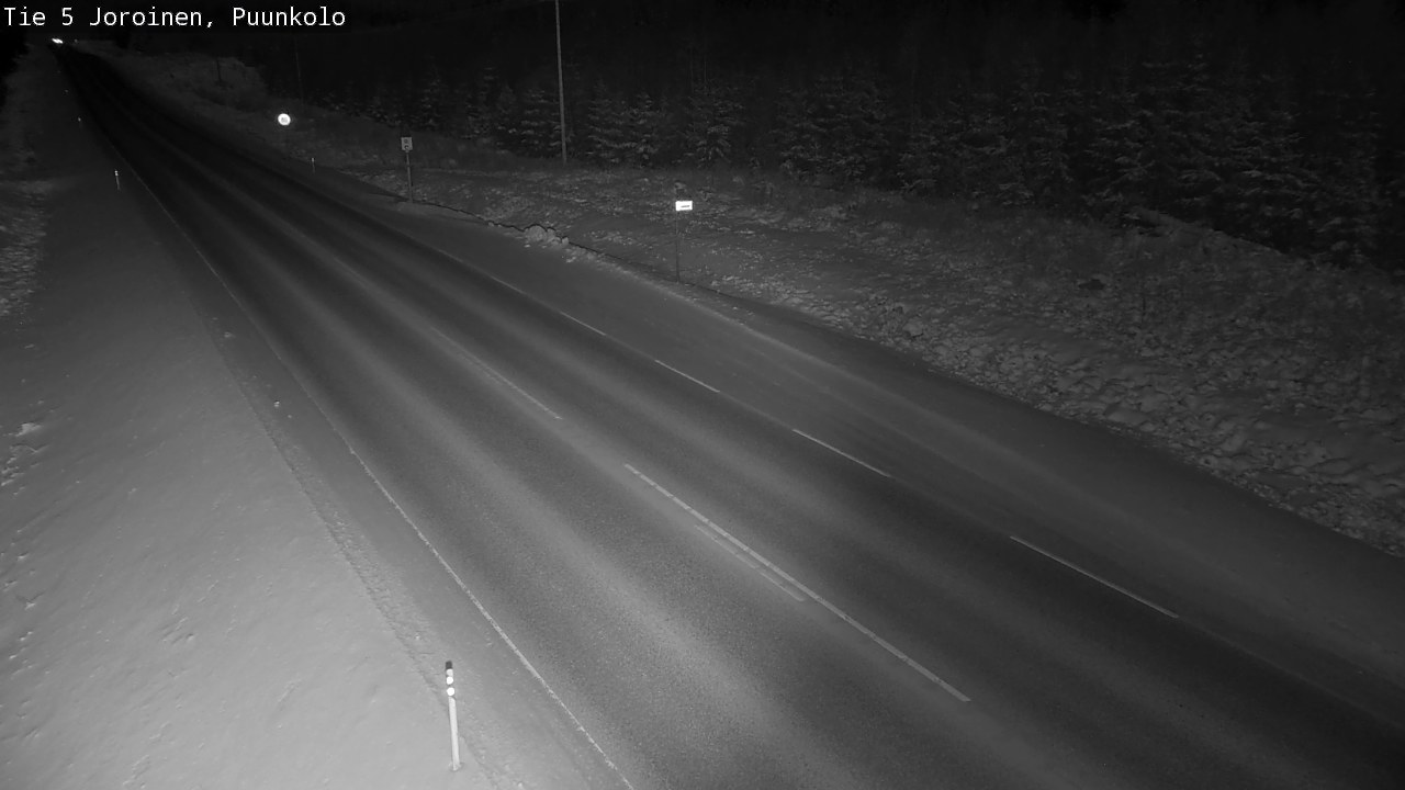 Weather Camera Image Väg 5 Joirois, Puunkolo, Joroinen, Pohjois-Savo