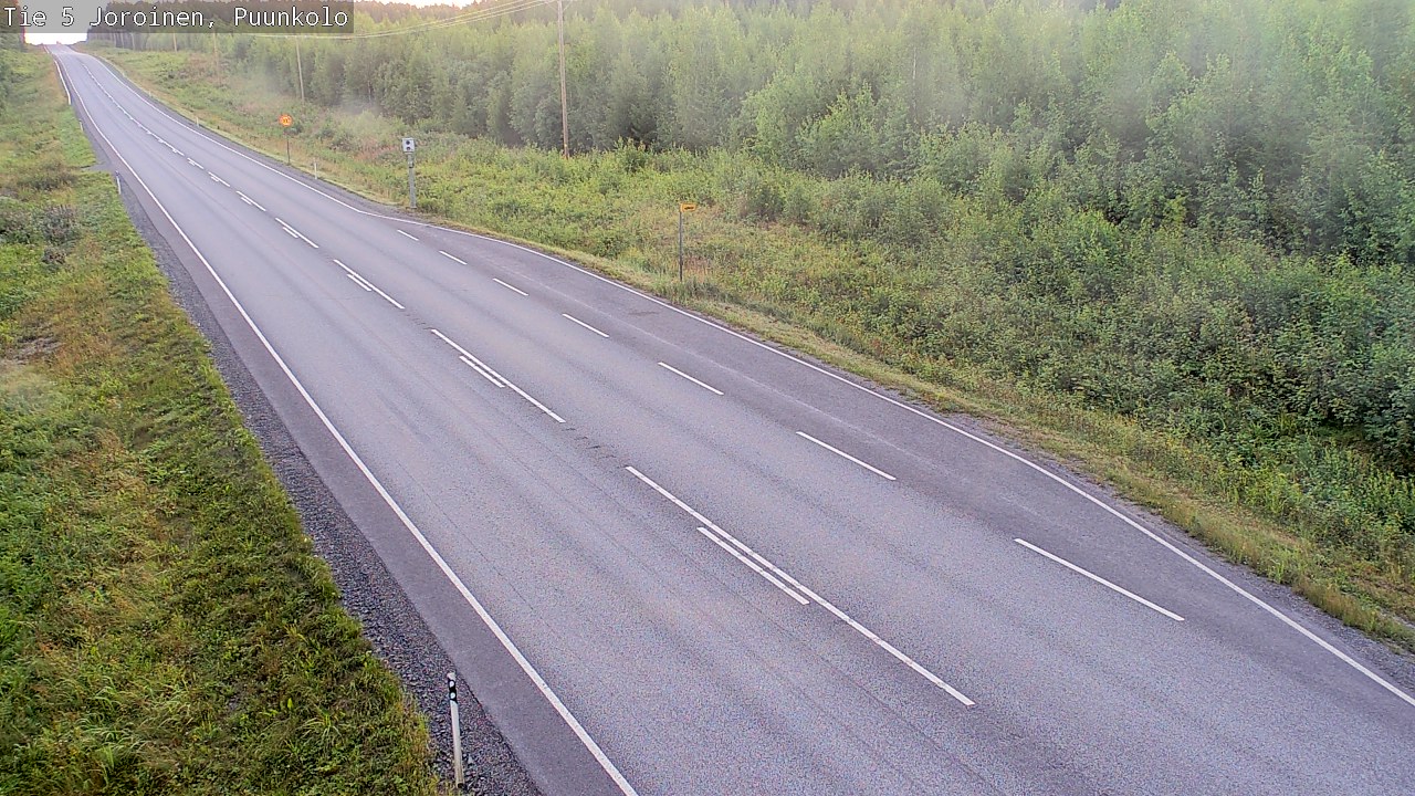 Weather Camera Image Road 5 Joroinen, Puunkolo, Joroinen, Pohjois-Savo