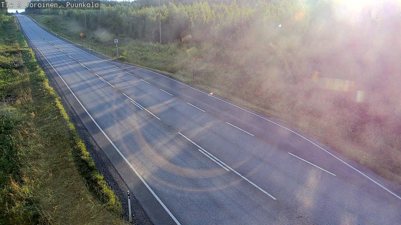Weather Camera Image Väg 5 Joirois, Puunkolo, Joroinen, Pohjois-Savo