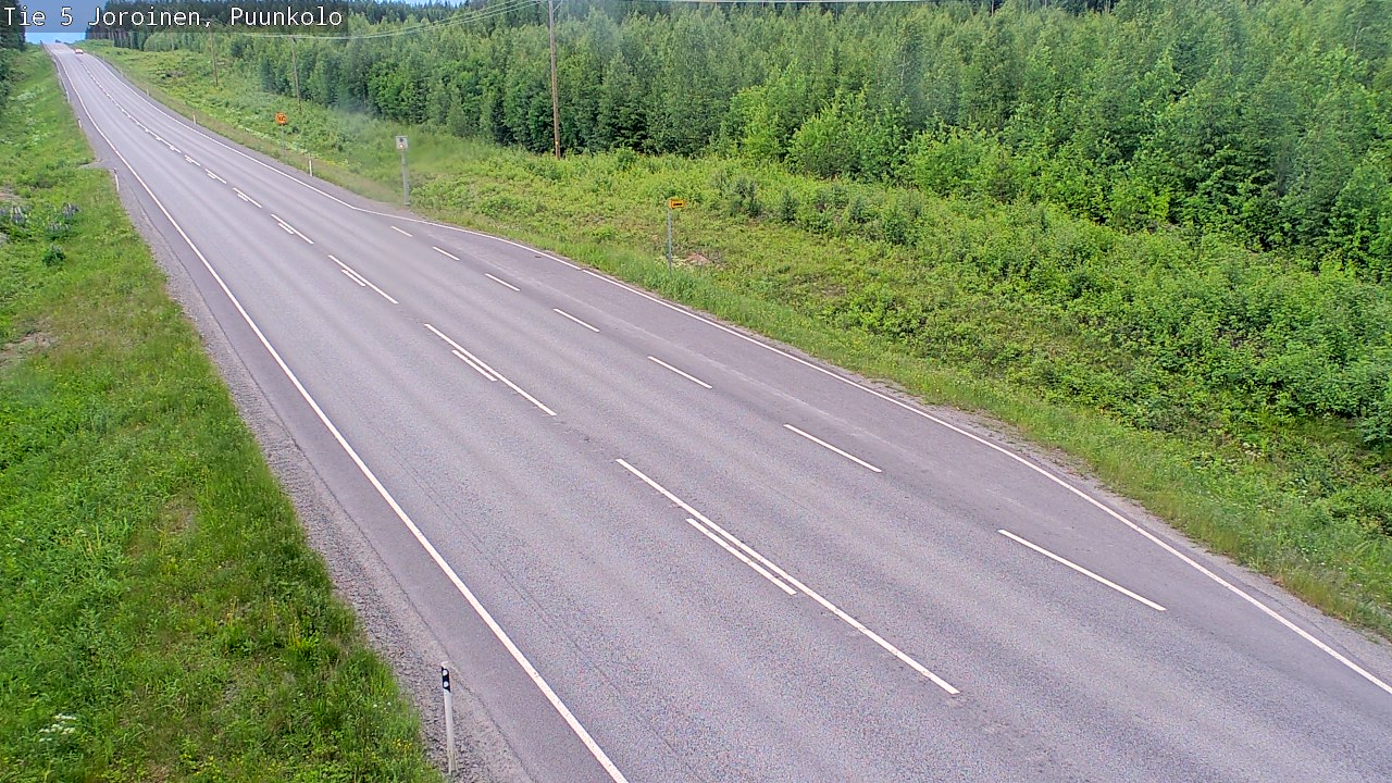Weather Camera Image Road 5 Joroinen, Puunkolo, Joroinen, Pohjois-Savo