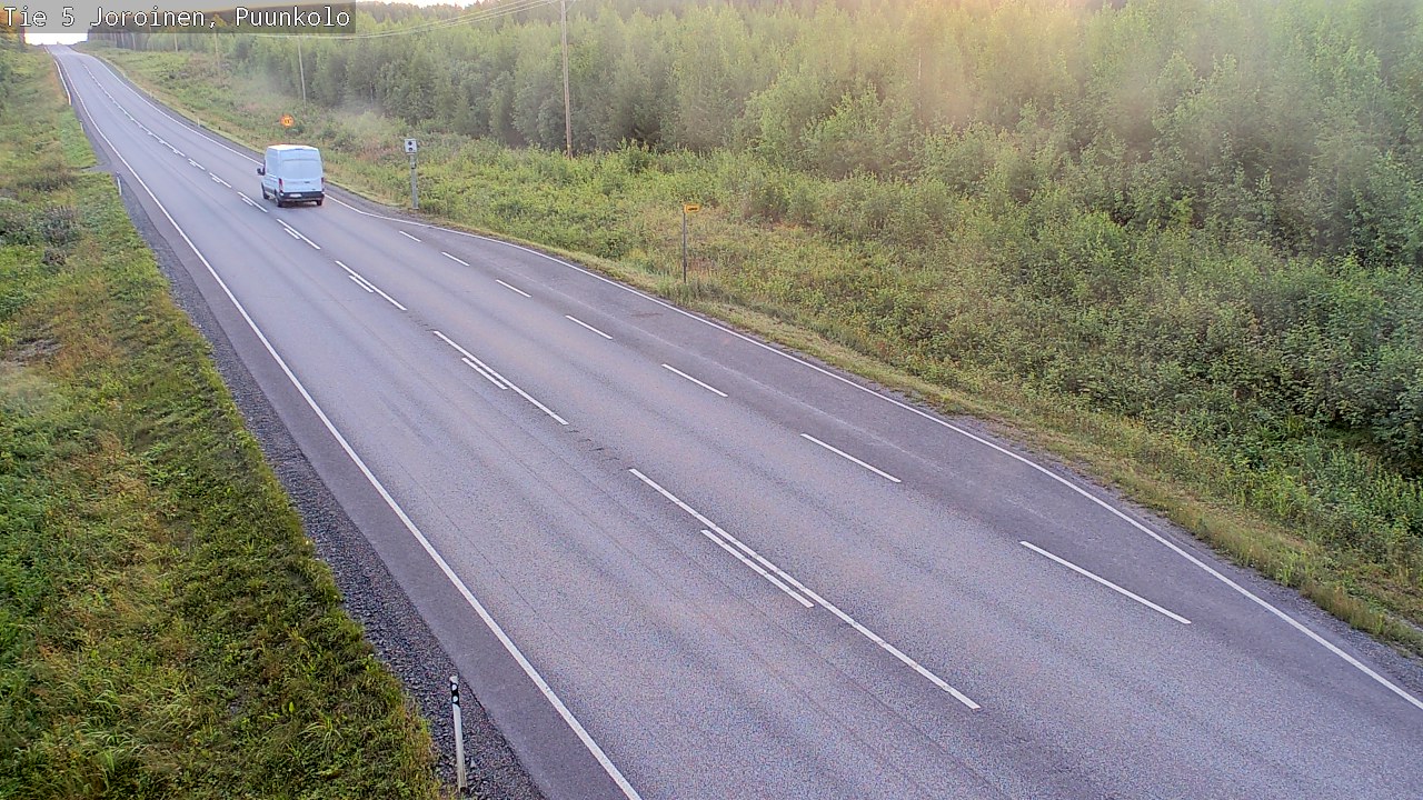Weather Camera Image Road 5 Joroinen, Puunkolo, Joroinen, Pohjois-Savo