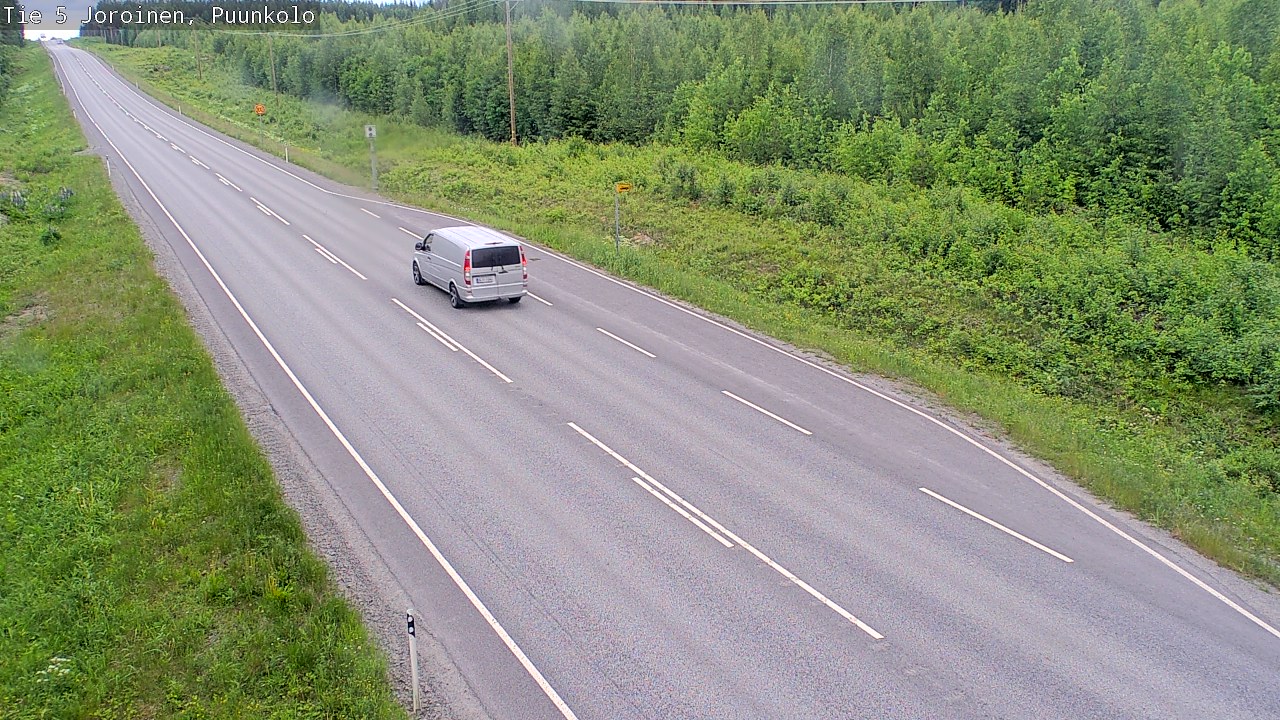 Weather Camera Image Road 5 Joroinen, Puunkolo, Joroinen, Pohjois-Savo
