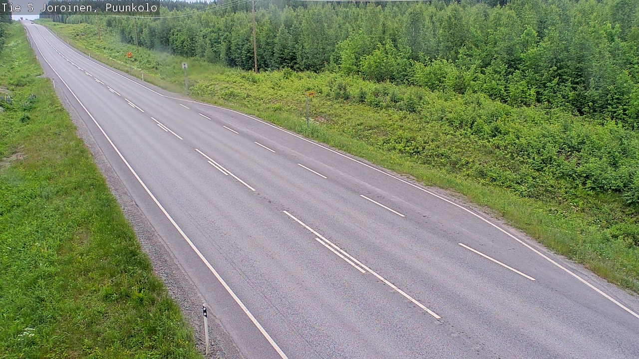 Weather Camera Image Road 5 Joroinen, Puunkolo, Joroinen, Pohjois-Savo