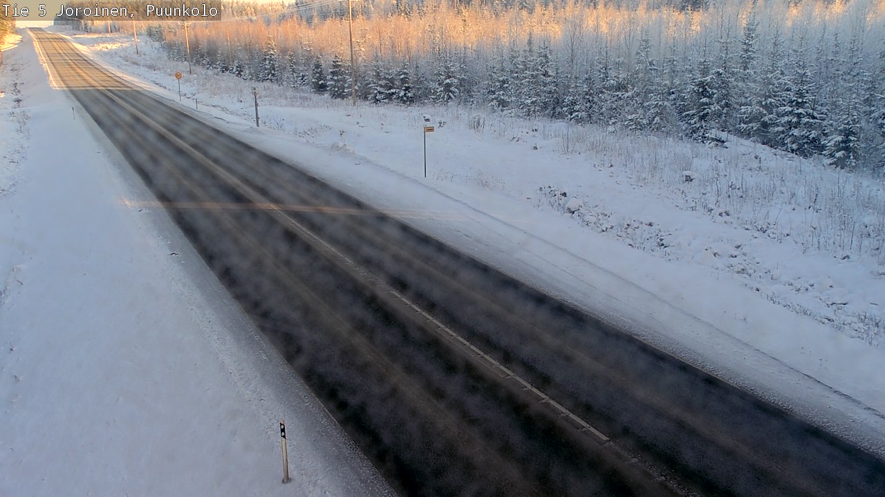 Weather Camera Image Väg 5 Joirois, Puunkolo, Joroinen, Pohjois-Savo