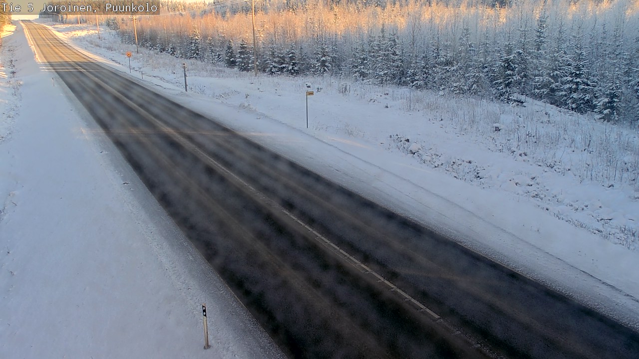 Weather Camera Image Väg 5 Joirois, Puunkolo, Joroinen, Pohjois-Savo