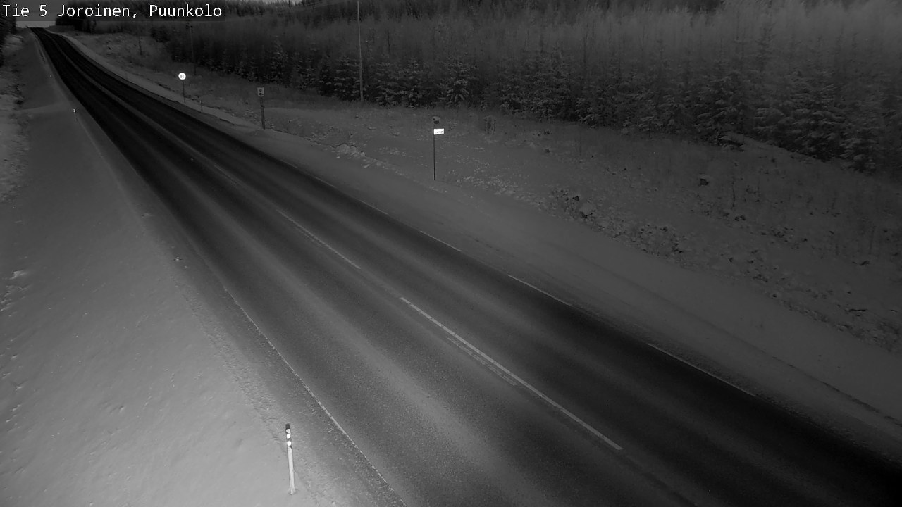 Weather Camera Image Väg 5 Joirois, Puunkolo, Joroinen, Pohjois-Savo