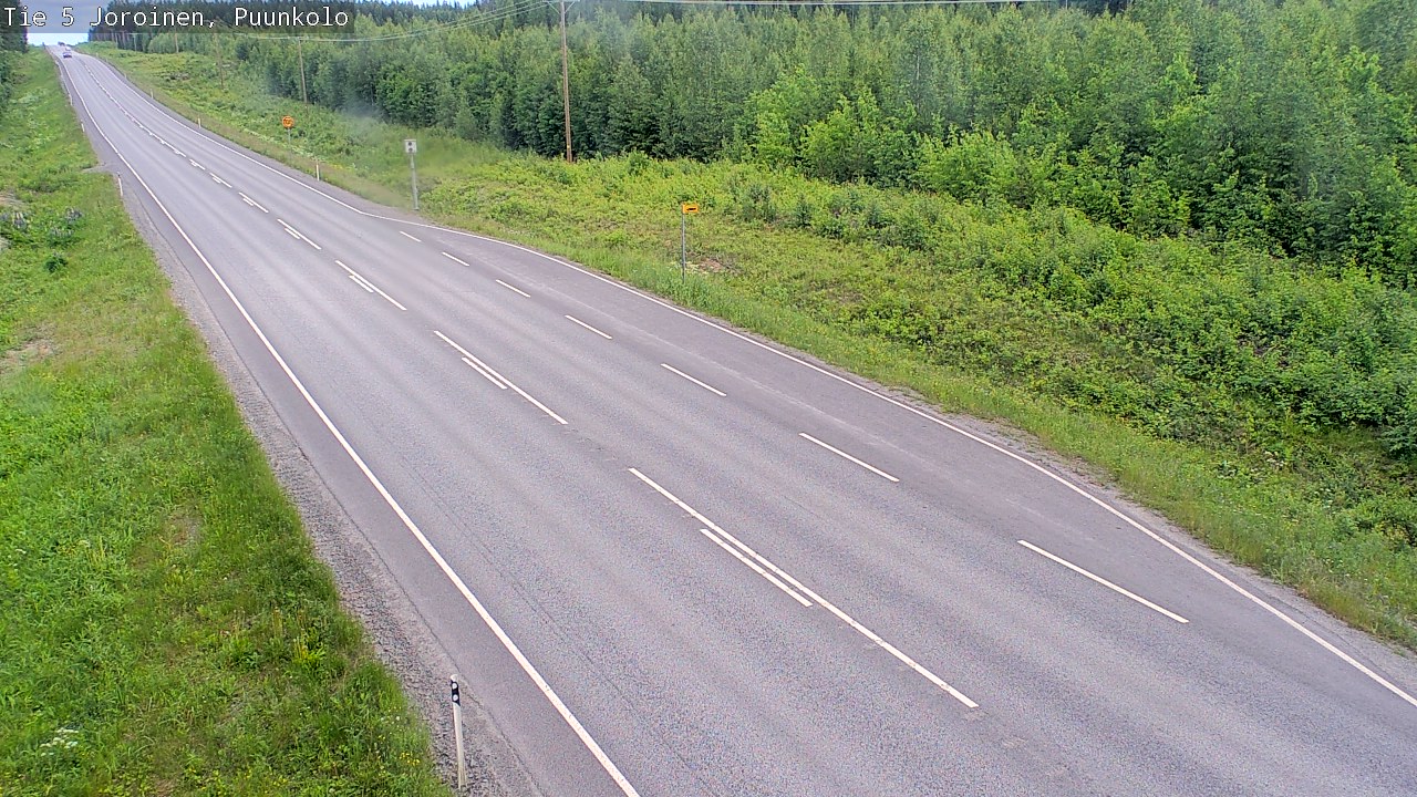 Weather Camera Image Road 5 Joroinen, Puunkolo, Joroinen, Pohjois-Savo