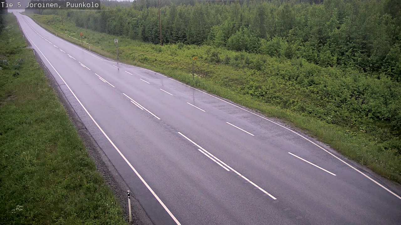 Weather Camera Image Road 5 Joroinen, Puunkolo, Joroinen, Pohjois-Savo