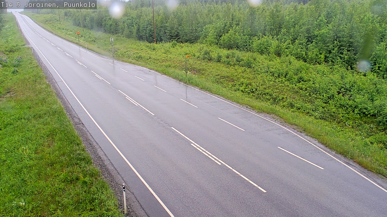 Weather Camera Image Road 5 Joroinen, Puunkolo, Joroinen, Pohjois-Savo