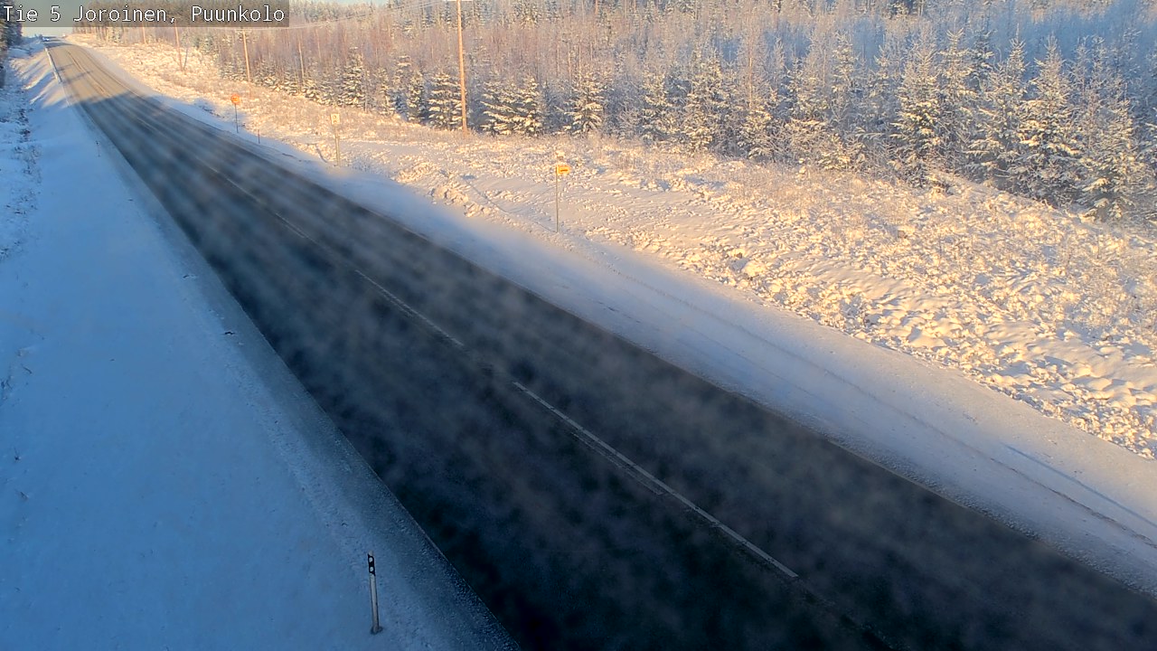Weather Camera Image Väg 5 Joirois, Puunkolo, Joroinen, Pohjois-Savo