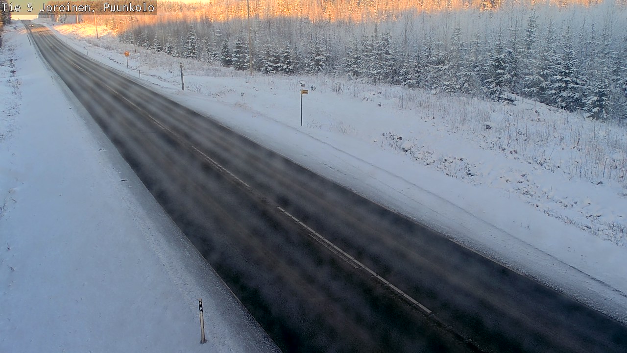 Weather Camera Image Väg 5 Joirois, Puunkolo, Joroinen, Pohjois-Savo