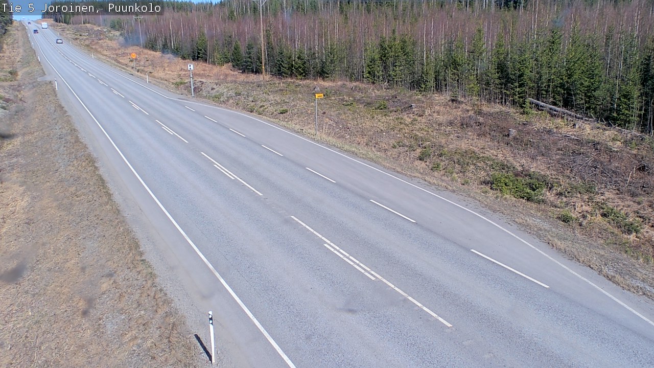 Kelikamerat Kuva Tie 5 Joroinen, Puunkolo, Joroinen, Pohjois-Savo