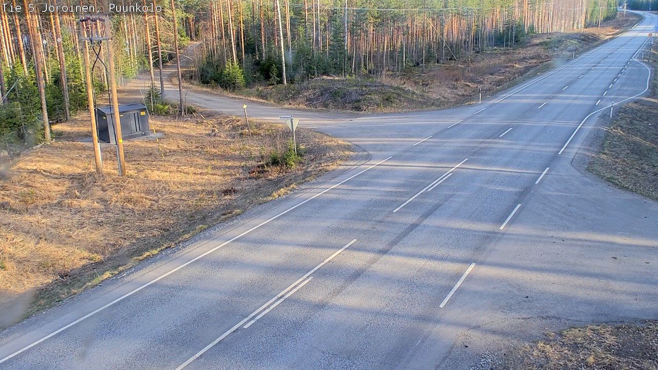Weather Camera Image Road 5 Joroinen, Puunkolo, Joroinen, Pohjois-Savo