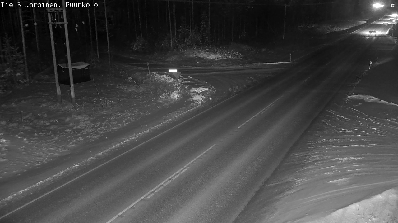 Weather Camera Image Väg 5 Joirois, Puunkolo, Joroinen, Pohjois-Savo