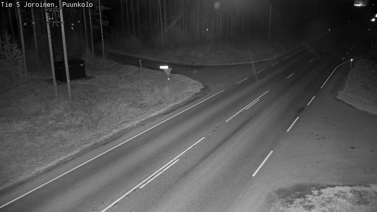 Weather Camera Image Road 5 Joroinen, Puunkolo, Joroinen, Pohjois-Savo