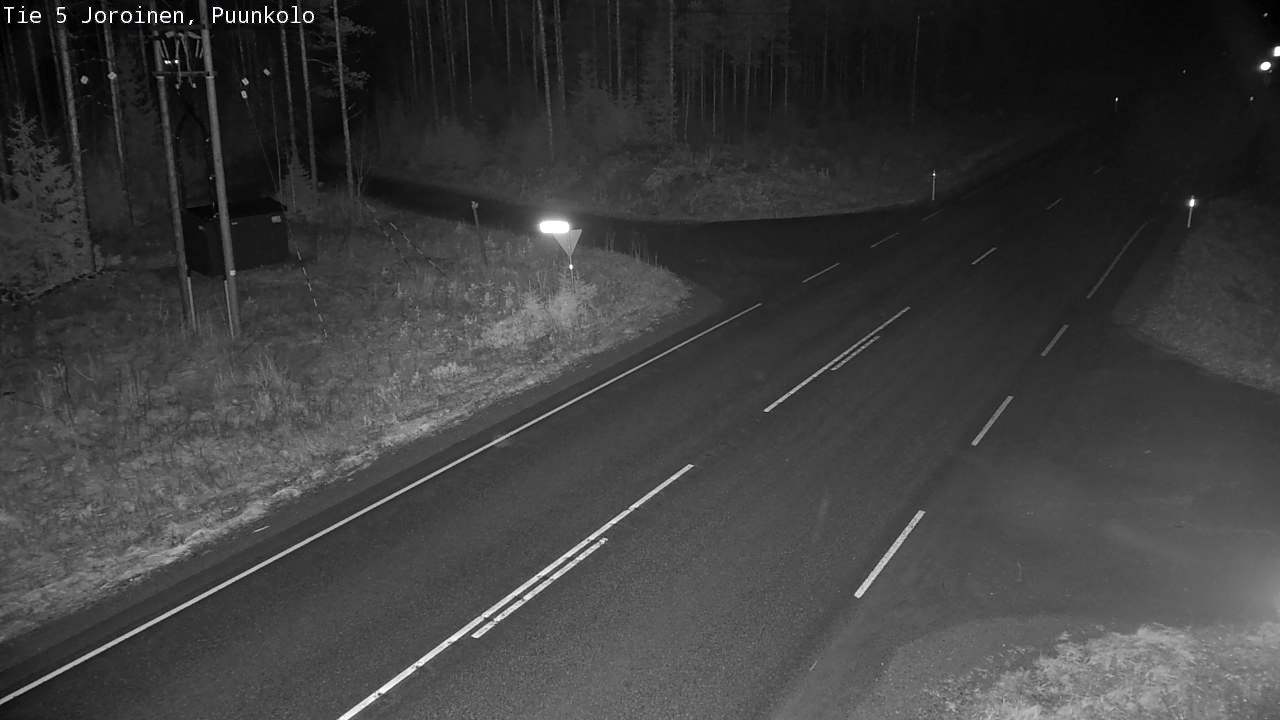 Weather Camera Image Road 5 Joroinen, Puunkolo, Joroinen, Pohjois-Savo