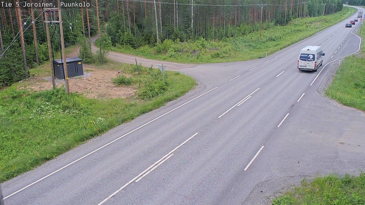 Weather Camera Image Road 5 Joroinen, Puunkolo, Joroinen, Pohjois-Savo