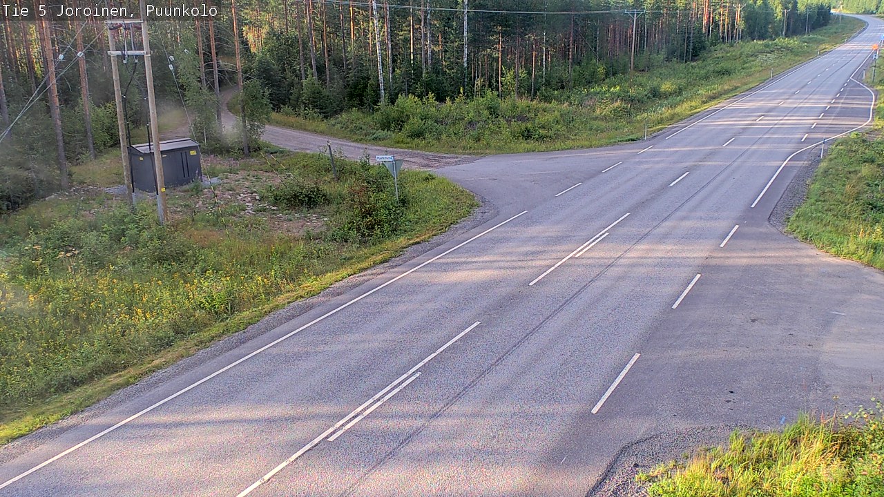 Weather Camera Image Road 5 Joroinen, Puunkolo, Joroinen, Pohjois-Savo
