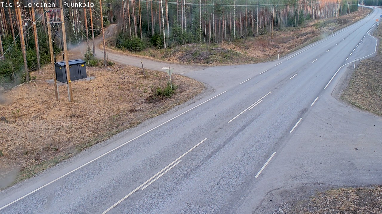 Weather Camera Image Road 5 Joroinen, Puunkolo, Joroinen, Pohjois-Savo