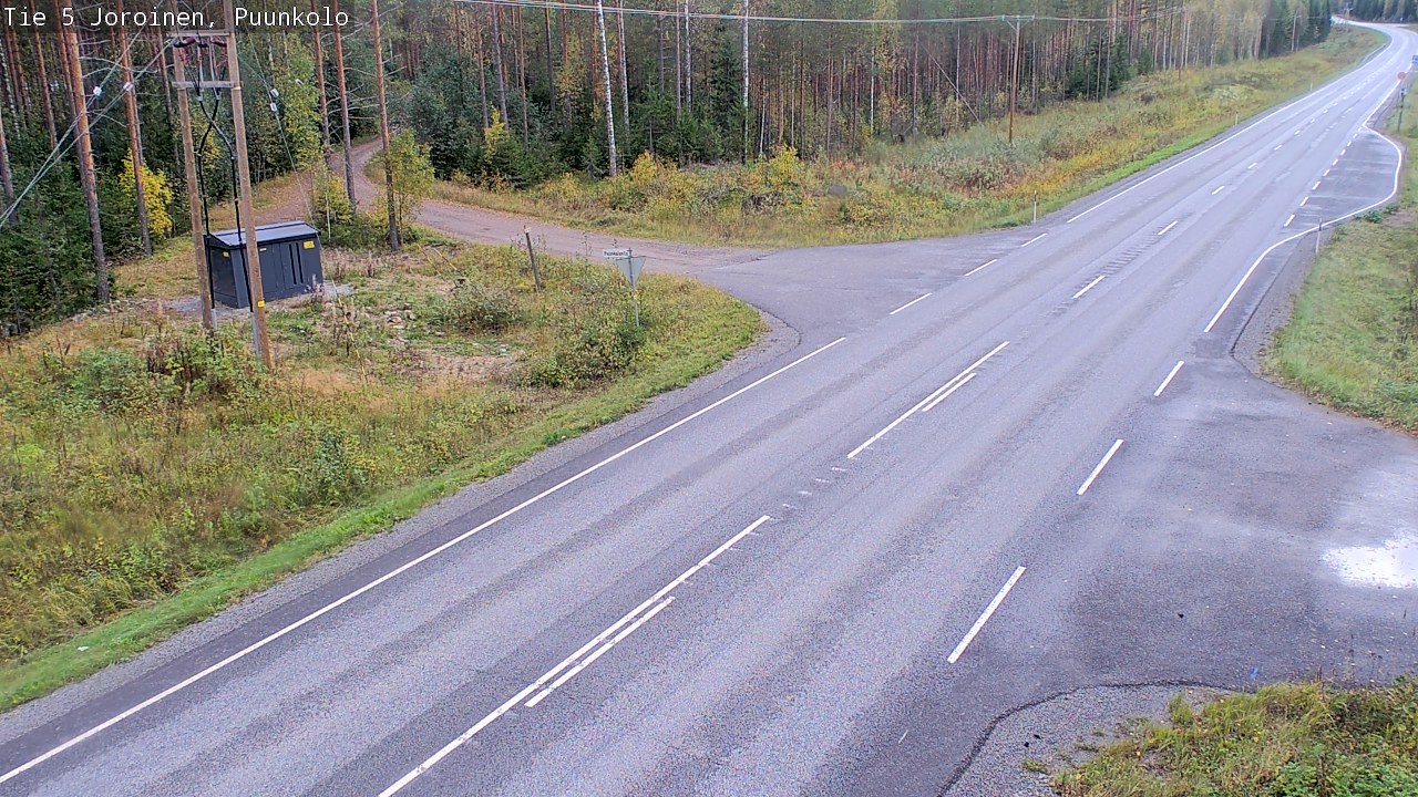 Weather Camera Image Road 5 Joroinen, Puunkolo, Joroinen, Pohjois-Savo