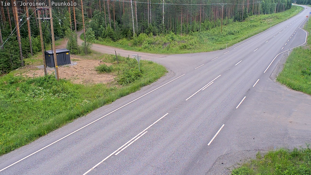 Weather Camera Image Road 5 Joroinen, Puunkolo, Joroinen, Pohjois-Savo
