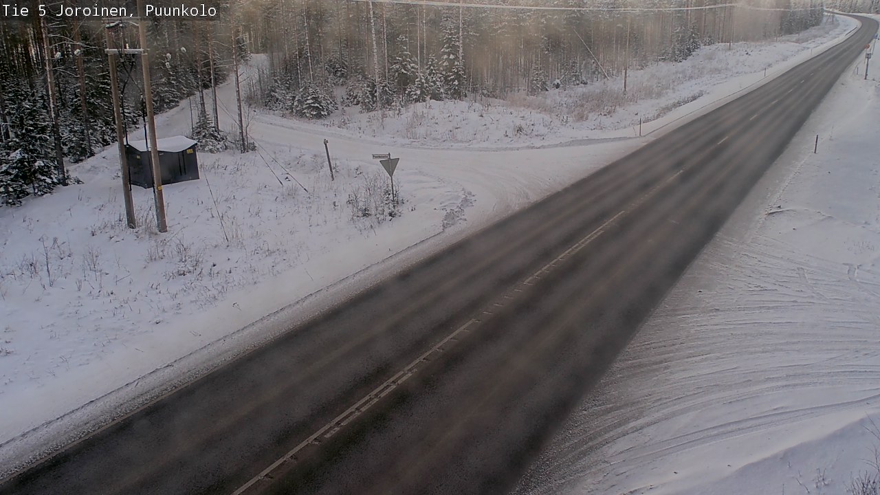 Weather Camera Image Väg 5 Joirois, Puunkolo, Joroinen, Pohjois-Savo