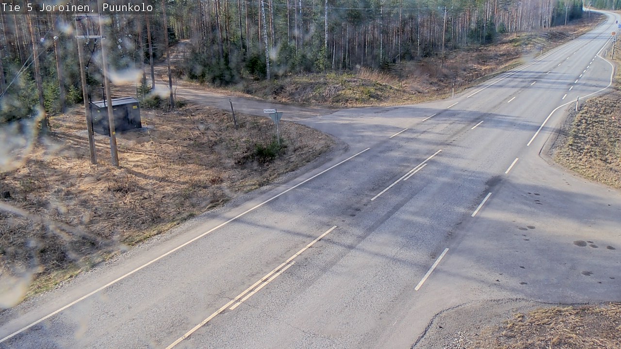 Weather Camera Image Road 5 Joroinen, Puunkolo, Joroinen, Pohjois-Savo