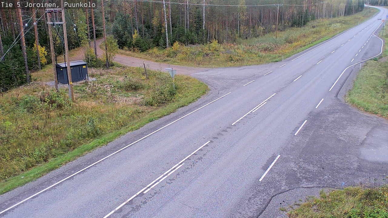 Weather Camera Image Road 5 Joroinen, Puunkolo, Joroinen, Pohjois-Savo