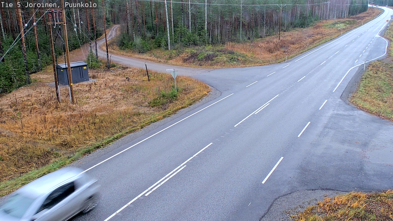 Weather Camera Image Väg 5 Joirois, Puunkolo, Joroinen, Pohjois-Savo