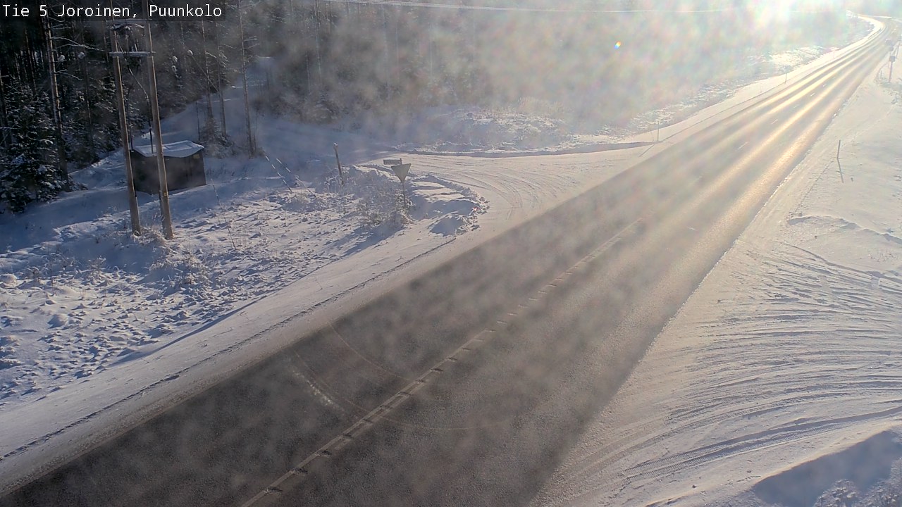 Weather Camera Image Väg 5 Joirois, Puunkolo, Joroinen, Pohjois-Savo