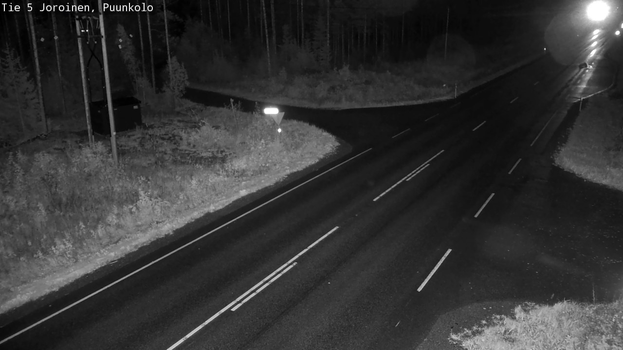 Weather Camera Image Road 5 Joroinen, Puunkolo, Joroinen, Pohjois-Savo