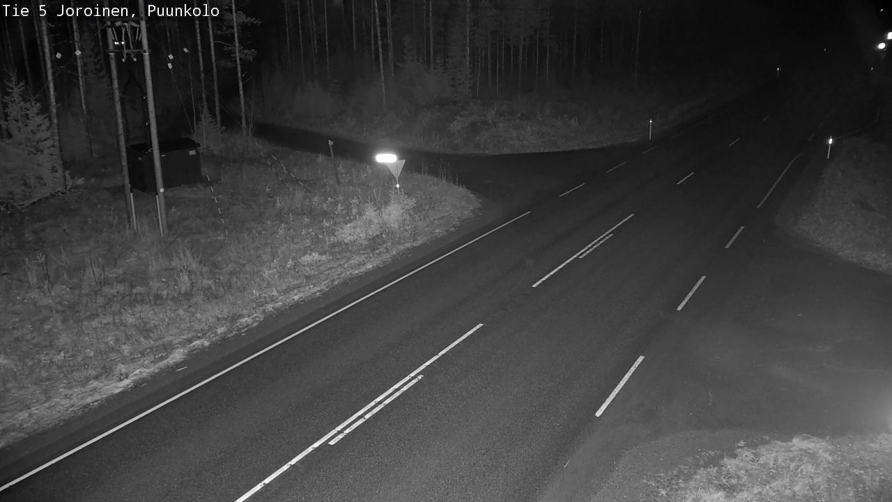 Weather Camera Image Road 5 Joroinen, Puunkolo, Joroinen, Pohjois-Savo