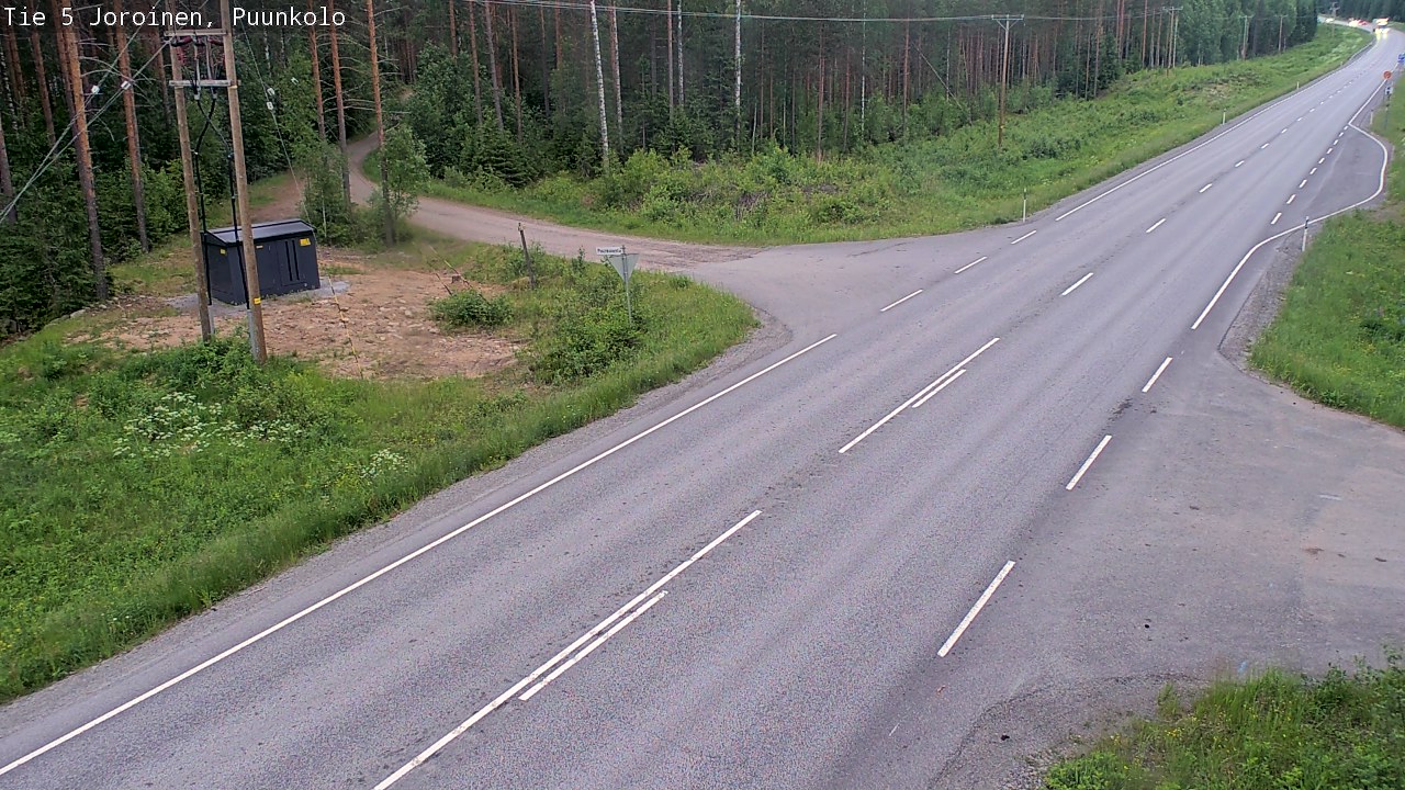 Weather Camera Image Road 5 Joroinen, Puunkolo, Joroinen, Pohjois-Savo