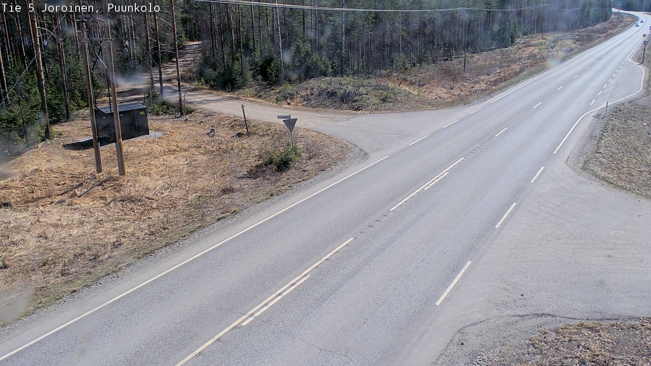 Weather Camera Image Road 5 Joroinen, Puunkolo, Joroinen, Pohjois-Savo