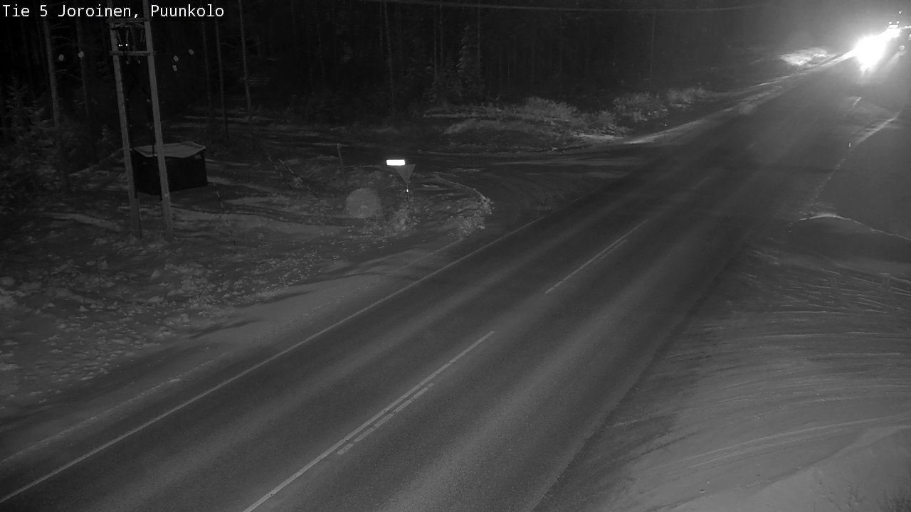 Weather Camera Image Väg 5 Joirois, Puunkolo, Joroinen, Pohjois-Savo
