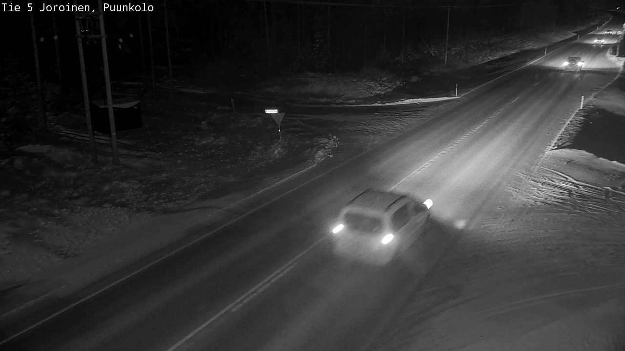 Weather Camera Image Väg 5 Joirois, Puunkolo, Joroinen, Pohjois-Savo