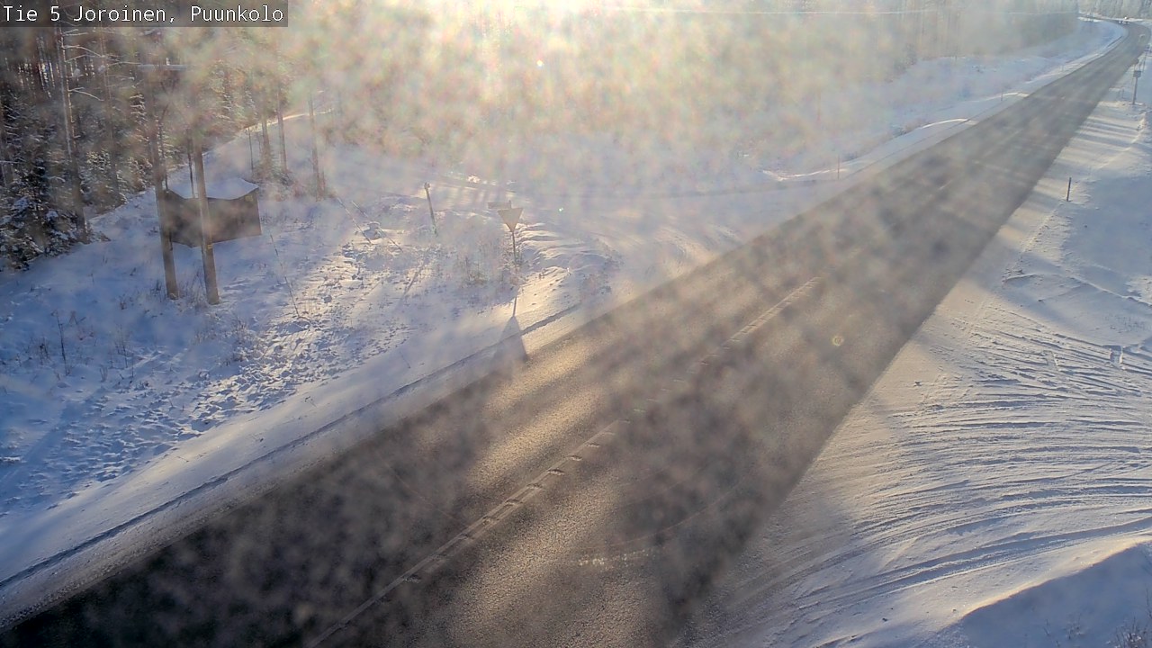 Weather Camera Image Väg 5 Joirois, Puunkolo, Joroinen, Pohjois-Savo