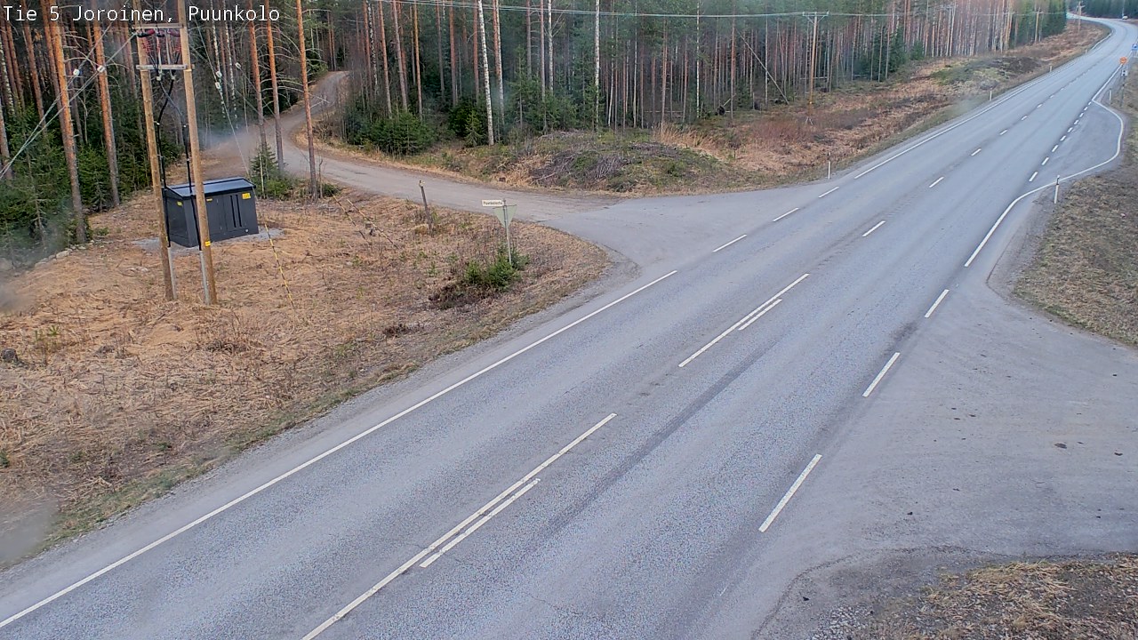 Weather Camera Image Road 5 Joroinen, Puunkolo, Joroinen, Pohjois-Savo