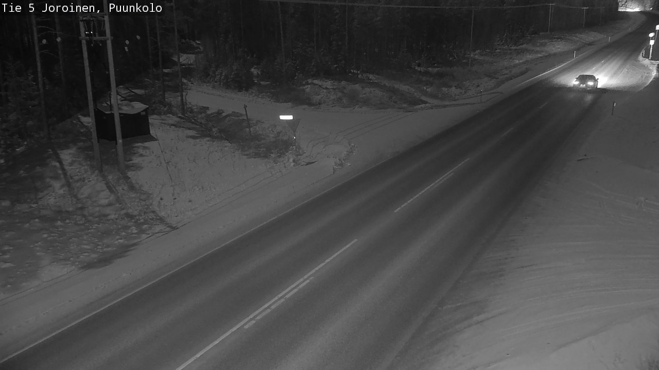 Weather Camera Image Väg 5 Joirois, Puunkolo, Joroinen, Pohjois-Savo