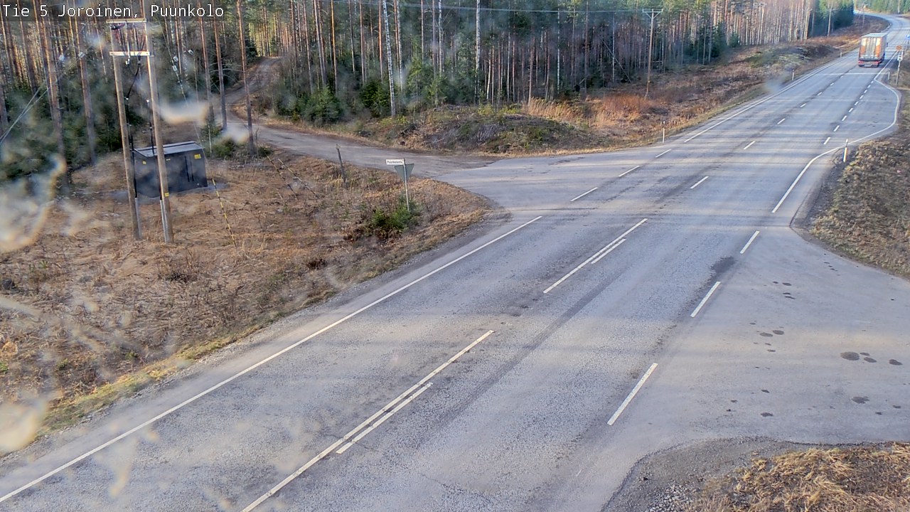 Weather Camera Image Road 5 Joroinen, Puunkolo, Joroinen, Pohjois-Savo