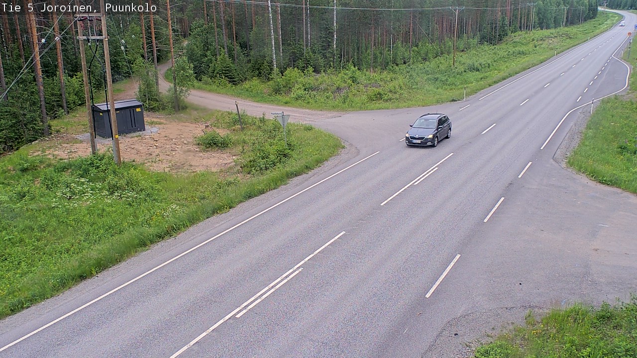 Weather Camera Image Road 5 Joroinen, Puunkolo, Joroinen, Pohjois-Savo