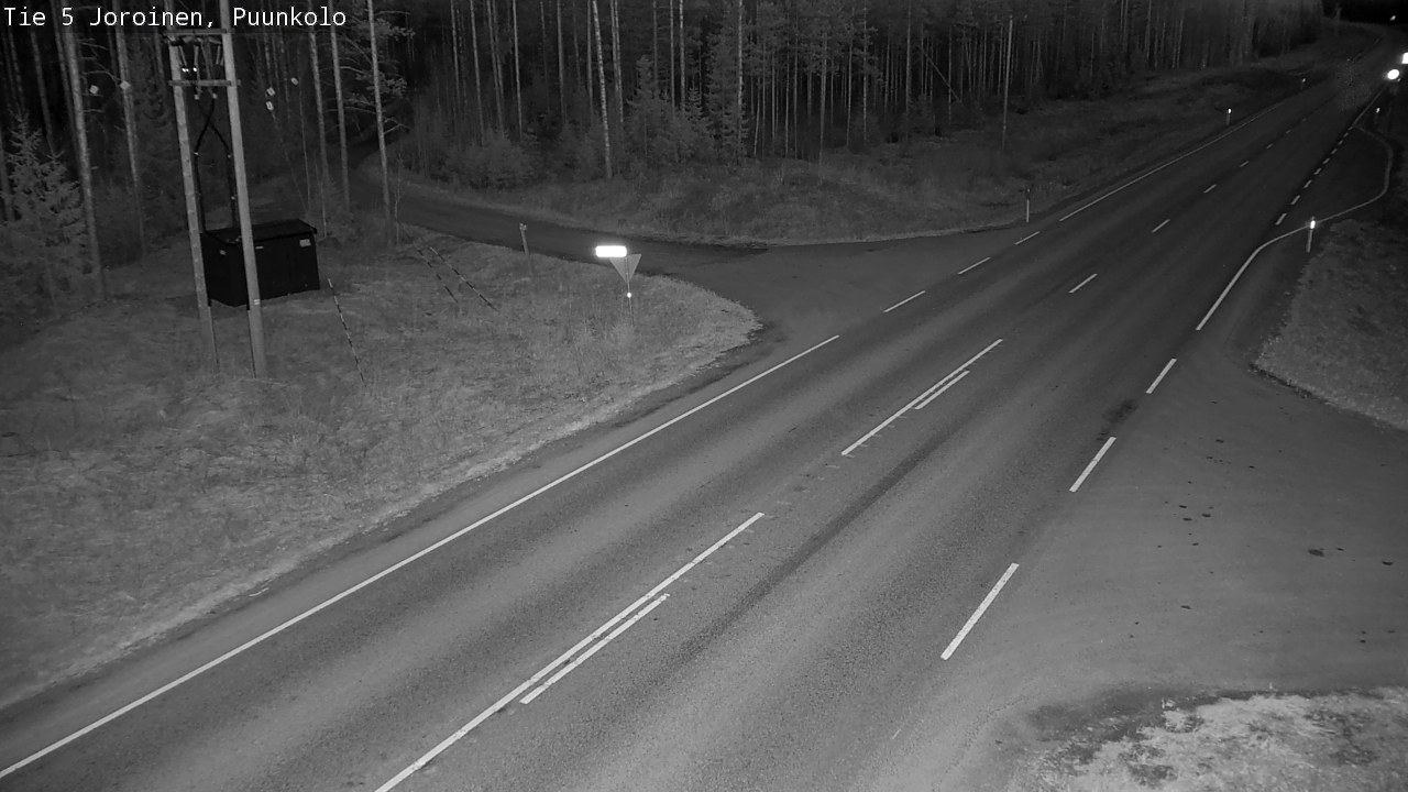 Weather Camera Image Road 5 Joroinen, Puunkolo, Joroinen, Pohjois-Savo