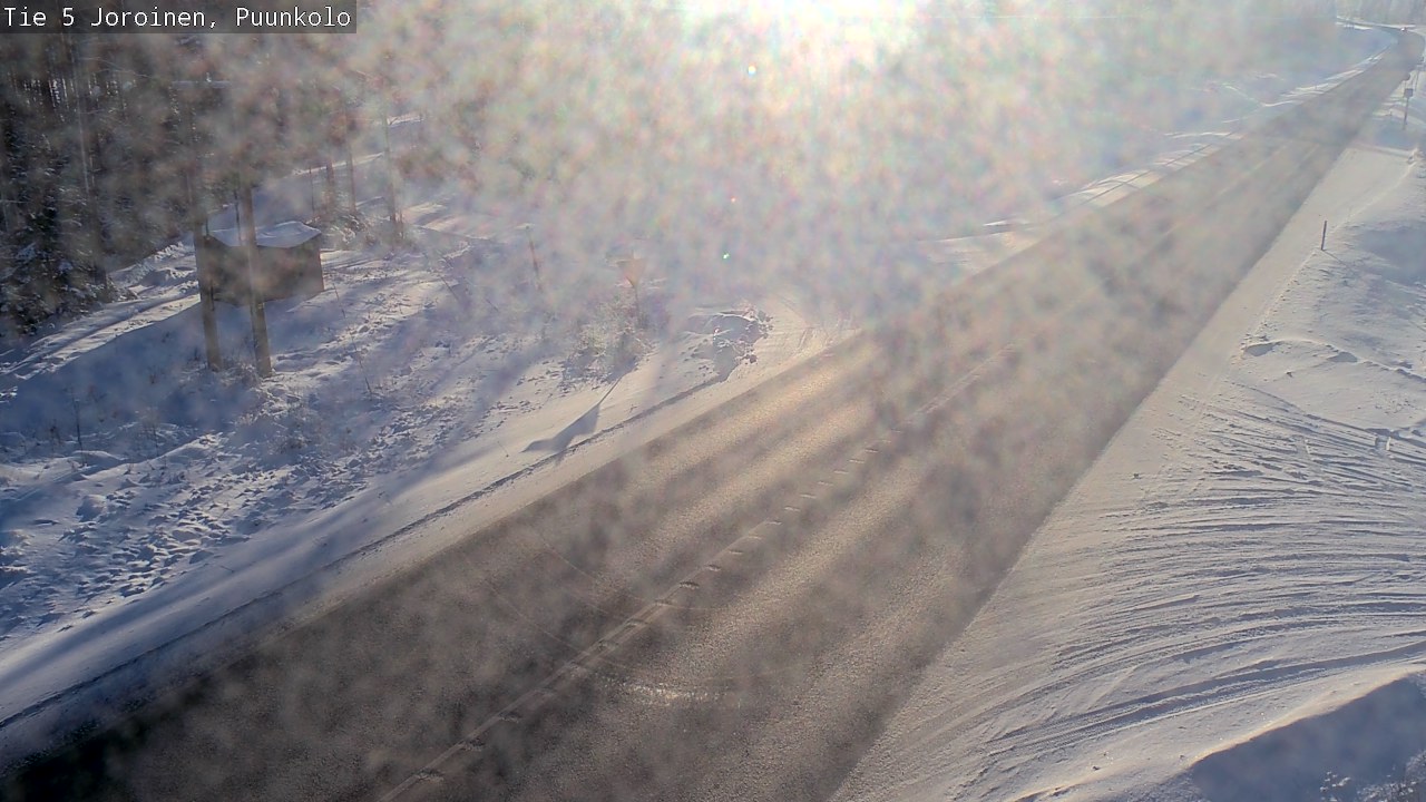 Weather Camera Image Väg 5 Joirois, Puunkolo, Joroinen, Pohjois-Savo