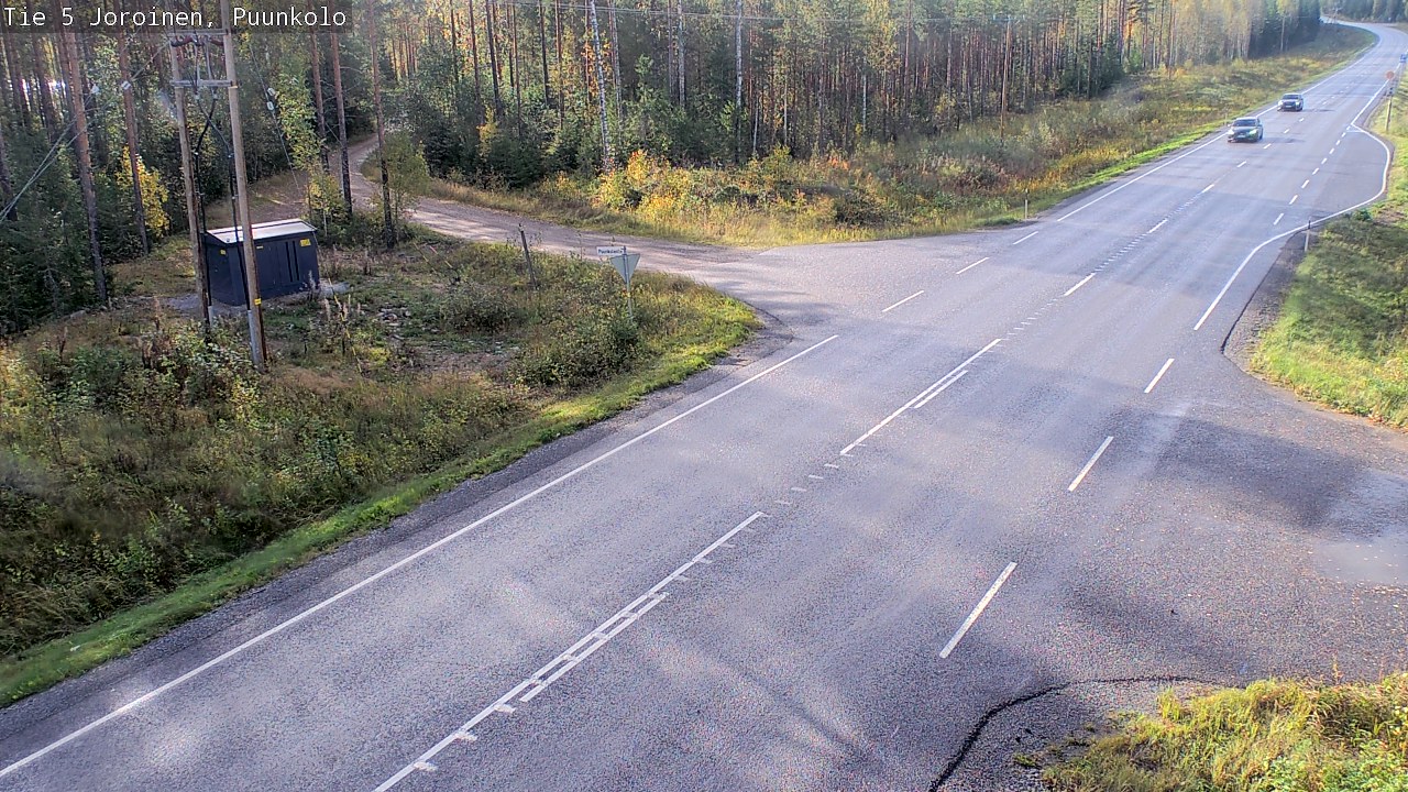 Weather Camera Image Road 5 Joroinen, Puunkolo, Joroinen, Pohjois-Savo